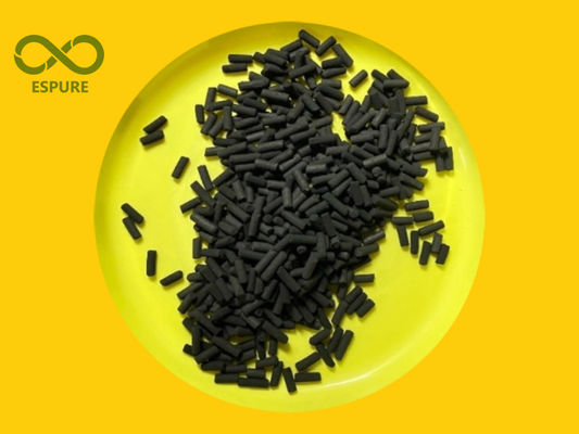 kopen H2S-capaciteit 0,150 g/cm3 geïmpregneerde geactiveerde koolstofpellets voor zuurgasadsorptie online manufacture
